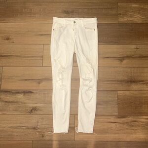 Old Navy Women’s Rockstar White Skinny Jeans